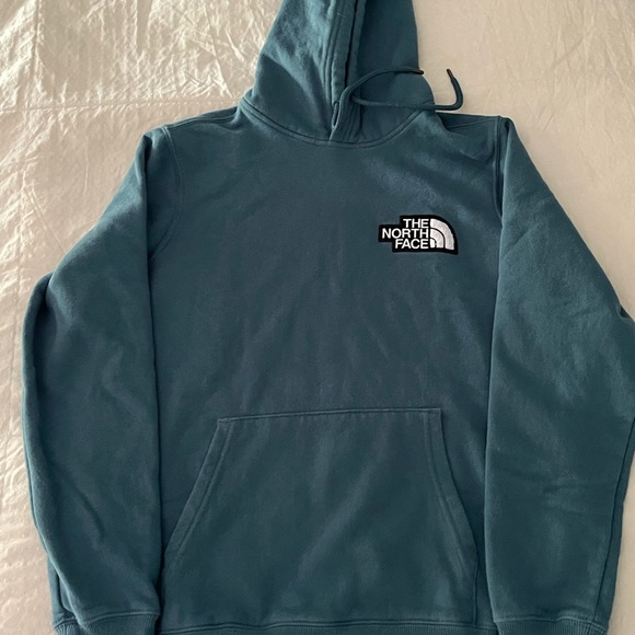 Sweaters - Blue North Face Hoodie/Sweatshirt